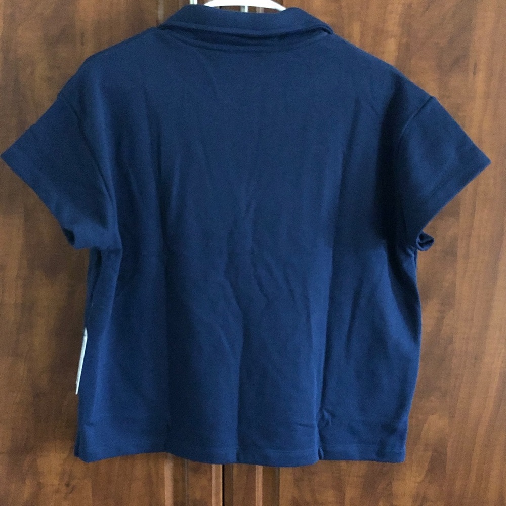 Sonoma Women's Sport Polo Shirt, Large, Blue - Picture 6 of 9